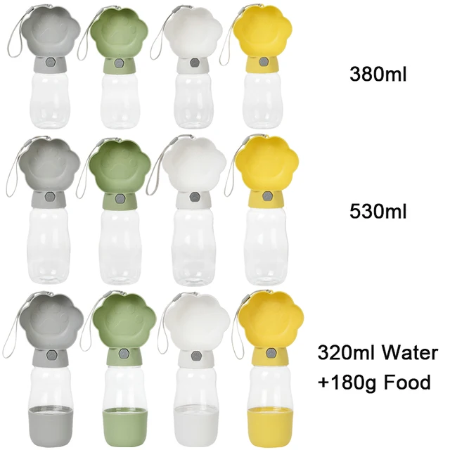 Large Dog Water Bottle For Small Big Dogs Portable Travel Pet Drinking Bottle Food and Water Container Puppy Cat Drinker Feeder 5