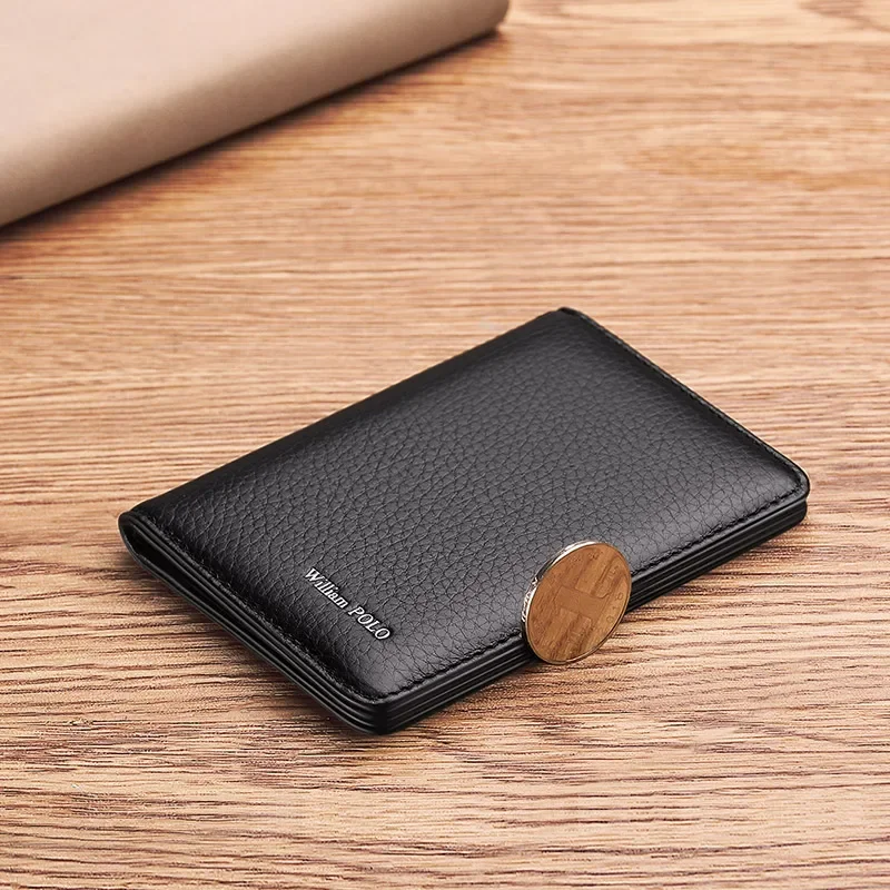 Men Card wallet small purse Mens Business Genuine Leather Luxury Brand Credit Card Holder thin wallets slim design wallet card holder card holder credit card holder card wallet