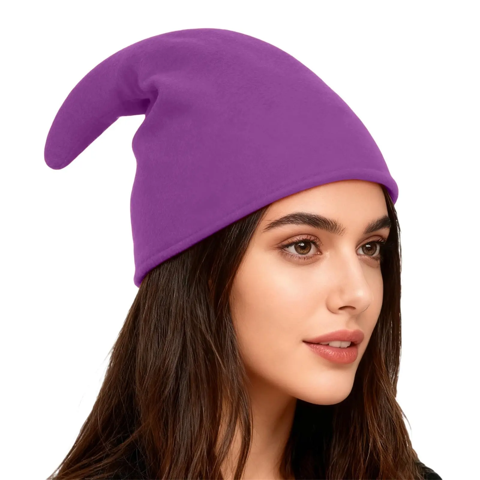 Bonnet de Fête de Noël Uni – photo 4