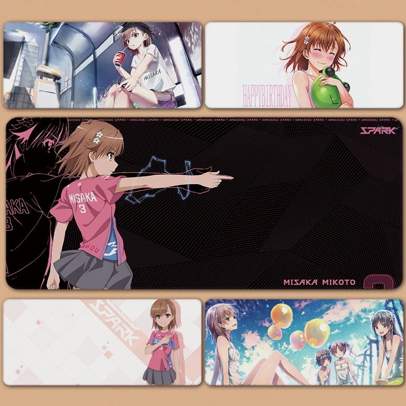 

A Certain Scientific Railgun Misaka Mikoto XXL Large Mousepad Keyboard Pad Gaming Mouse Pad