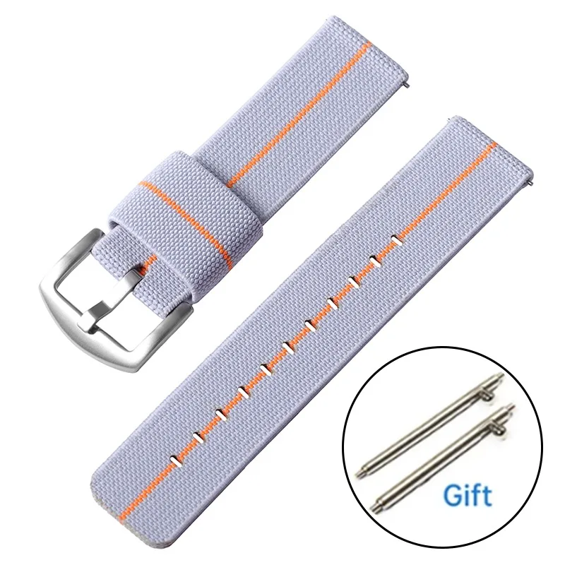 Versatile Nylon Sport Strap – Military-Grade Woven Elastic Bracelet with Quick Release