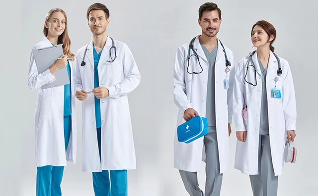 Blouse Blanche Blouse De Laboratoire Unisexe à 3 Poches White Cross - Blanc Blouse Blanche Chimie