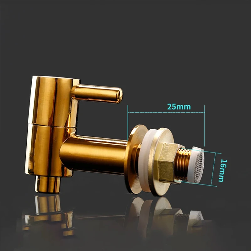 304 Stainless Steel Spigot Water Tap Faucet For Beer Juice Beverage Drink Wine Barrel Dispenser Tap 16mm