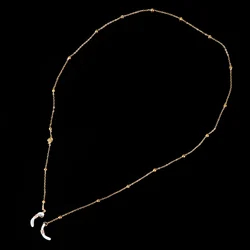 Sleek Dual - Tone Fashion Eyewear Chain for Sunglasses and Glasses (Gold)