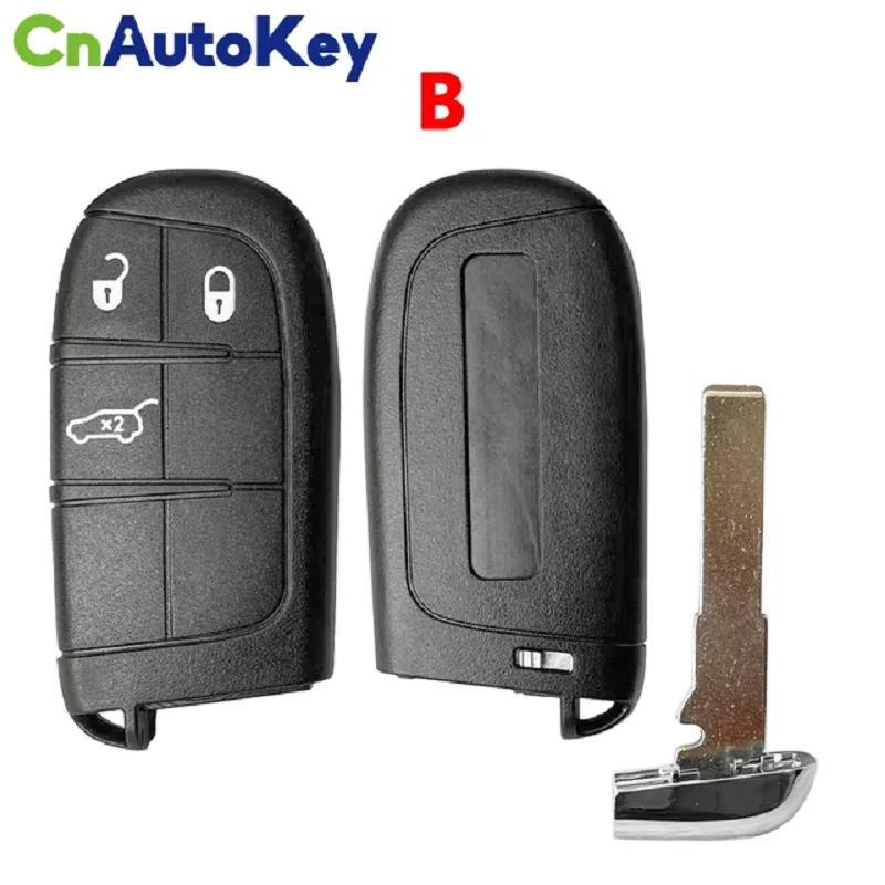 Smart Remote Control Key For Jeep Compass 2/3/4/5 Buttons 433mhz 4A Chip Keyless Entry SIP22 Blade M3N-40821302 car remote key car key