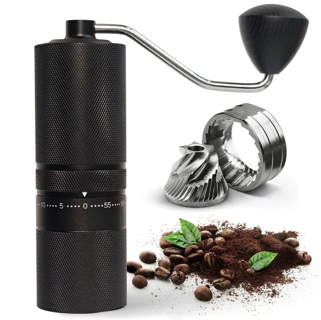 High Quality Professional Manual Coffee Grinder Upgrade All-metal Body Anti-slip Design Portable Grinder Burr Inside 1