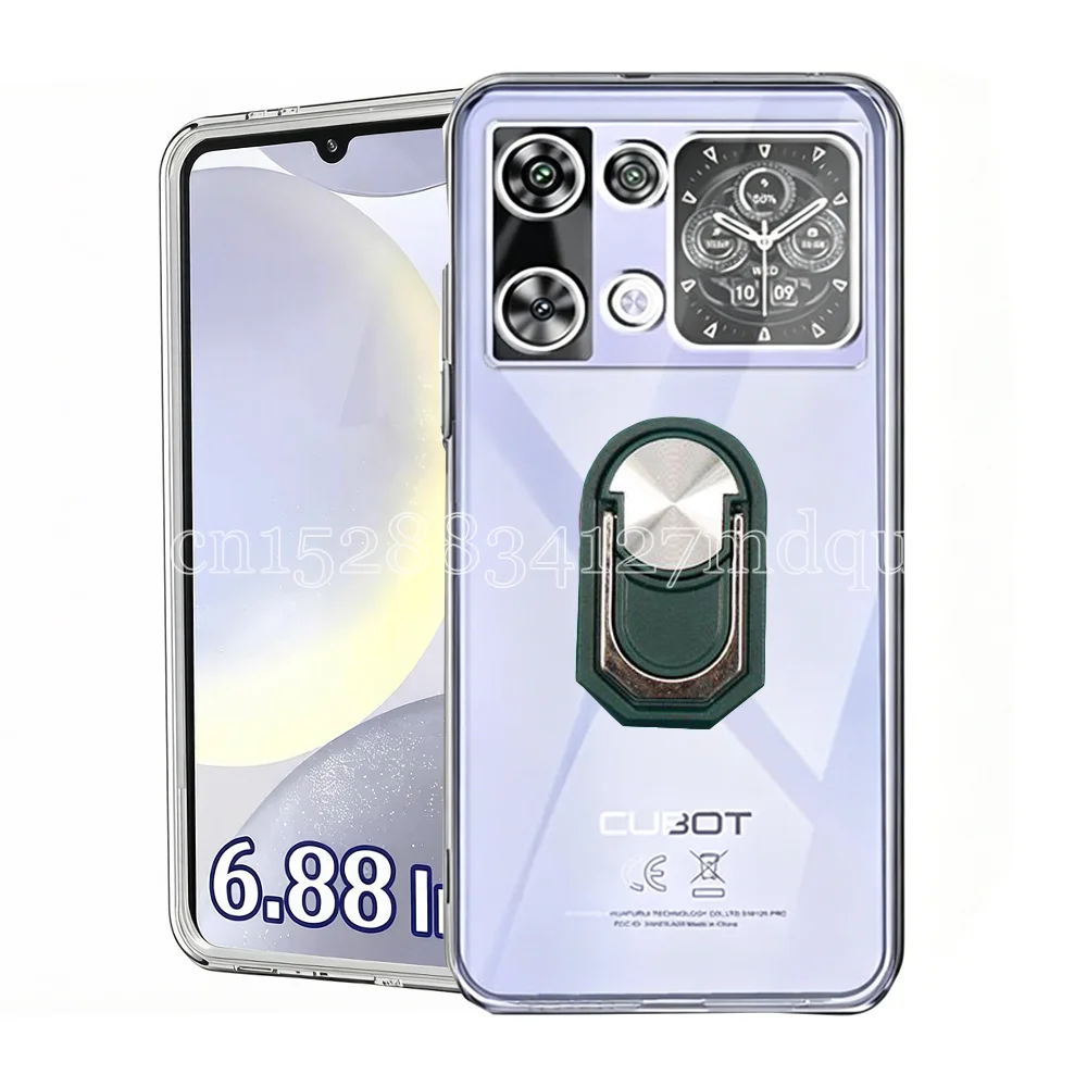 Shockproof Soft TPU Kickstand Ring Holder Case