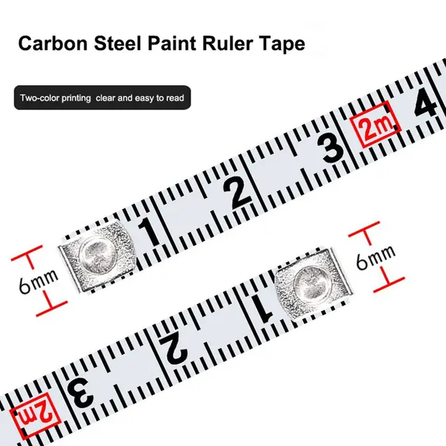 Roulette Retractable Ruler 2M Mini Multipurpose Steel Tape Measure