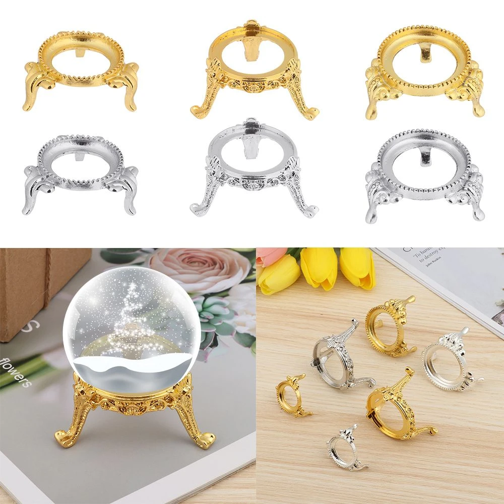 Metal Stand Crystal Balls Crystal Ball Stand Holder Glass Stand