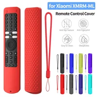 For XMRM-ML Remote Control Cover Silicone Case Anti-Scratch Protective Skin Sleeve For Xiaomi Ultra HD 4K QLED TV Q2 50/55/65 In 1