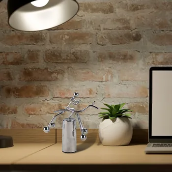 다리미 공예 승마 뉴턴 진자 영구 모션 뉴턴의 요람, 재미있는 책상 장식 액세서리, 미니 장식품