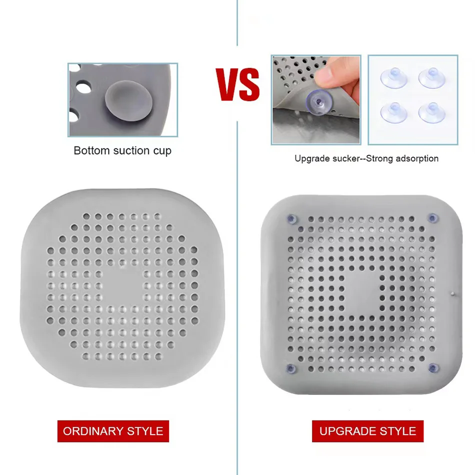 Hair Filter Sink Anti-Blocking Strainer sink filter sink strainer shower drain catcher floor drain filter hair drain catcher hair drain filter floor drain hair catcher drain hair catcher floor drain hair filter washbasin plug Bathtub Shower Floor Drain Stopper Silicone Kitchen Deodorant Plug Bathroom Accessories