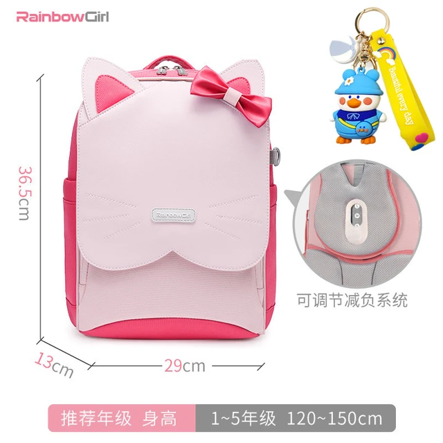 Girls school backpack School Bags for Children Orthopedic Backpack  waterproof Primary schoolbag kids book bag Mochila Infantil