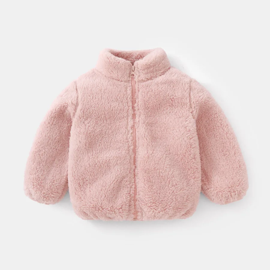 Child Autumn Winter Costume Solid Color Outerwear Jacket