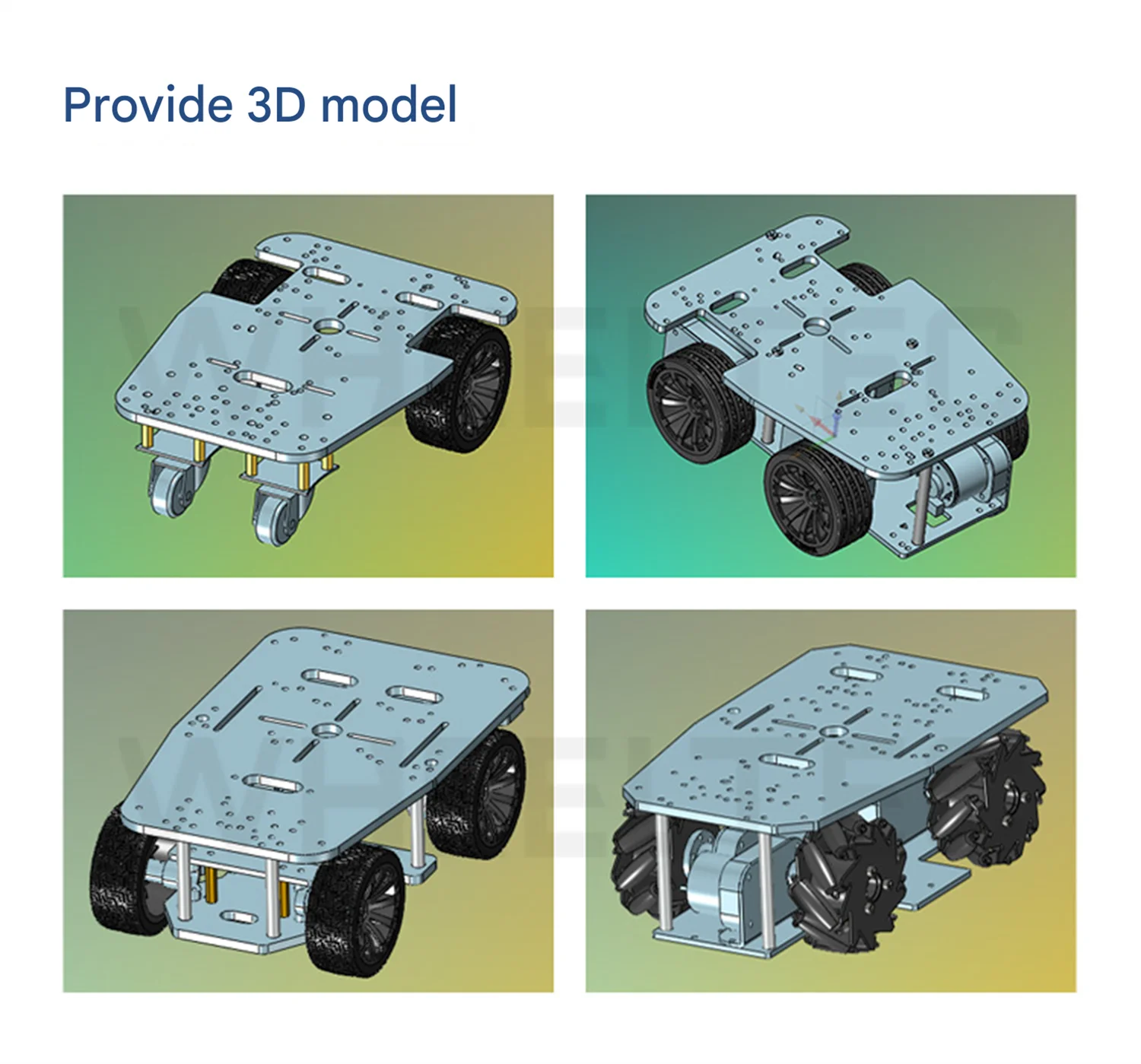 WHEELTEC R3X Series Intelligent Car Chassis