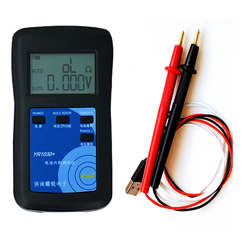 Kit Accessori Per Tester Batteria YR1035+ – Kelvin Clip, Sonda 4 Aghi, Supporto, E Banchi Prova Per YR1030/1035