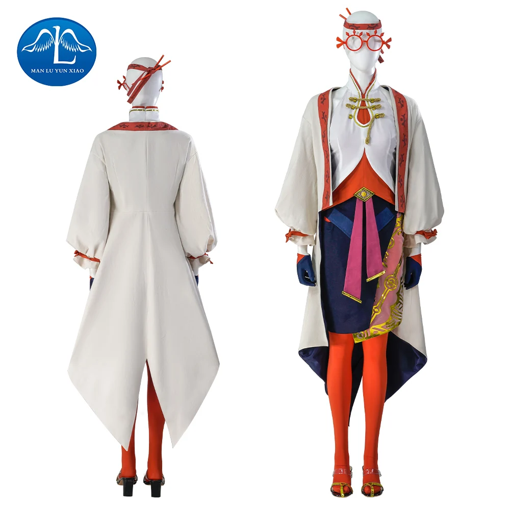 

Anime Game Tears of The Kingdom Purah Cosplay Cutome Purah Zelda Coat Dress Anime Custome For Women Halloween Uniform Full Set