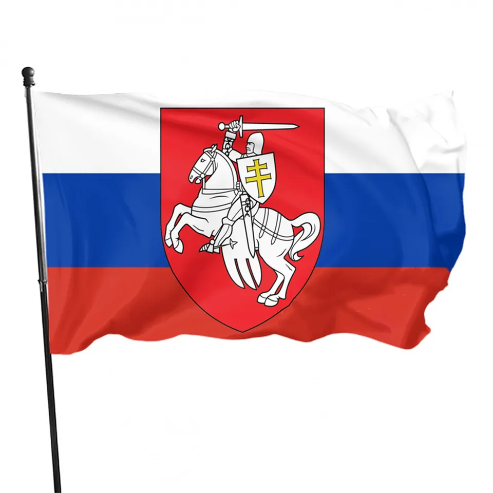 Drapeau Pologne-Lituanie-Ruthénie - Design Unique - 90x150 Cm - Fabriqué En UE