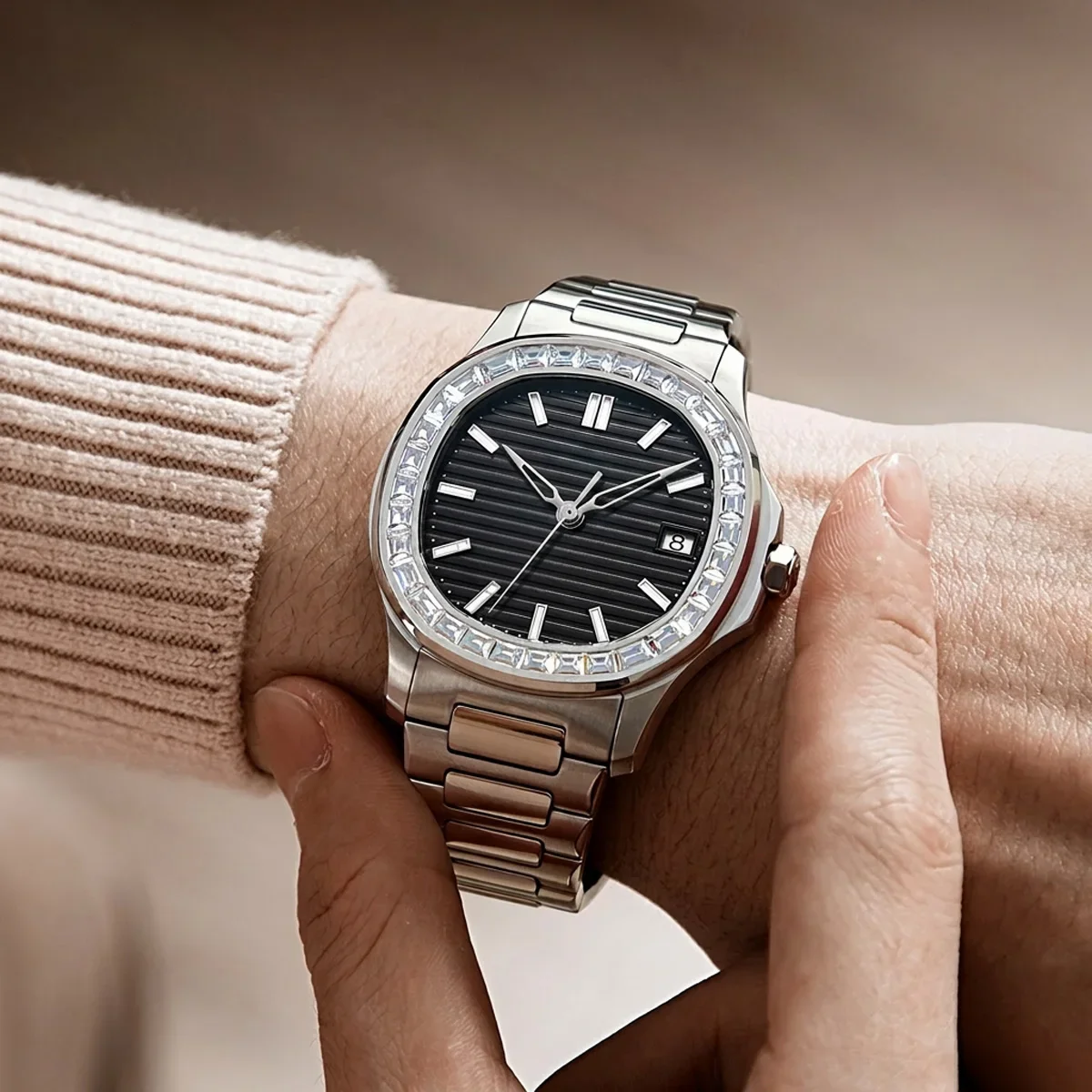 High-Quality Hollow Out Watch Hands Three-Piece Set - No Luminous
