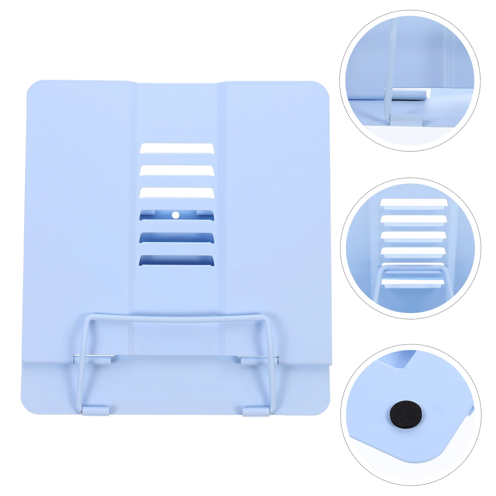 

Reading Shelf Hands Free Book Rack Portable Student Holder Iron Rest Kids Learning Child Shelves