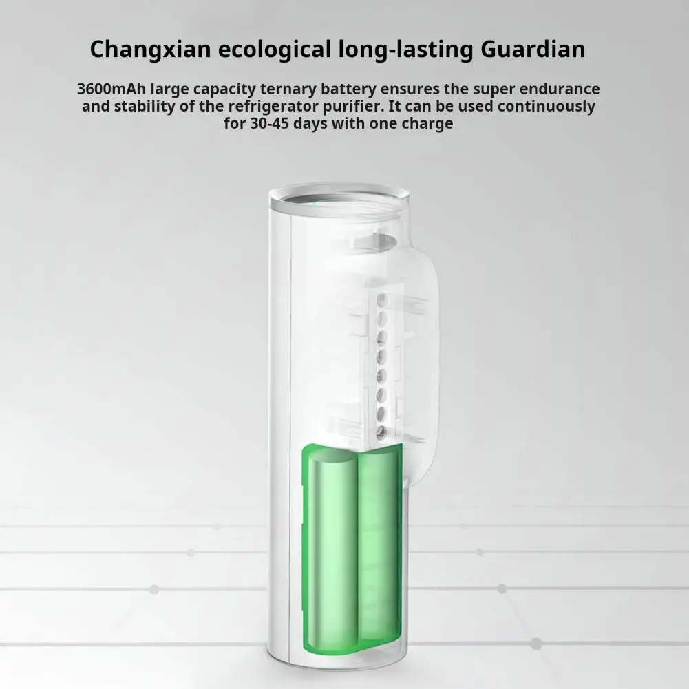 Automatic Refrigerator Purifier Portable Mini Fridge Deodorizer with Usb Charging Rechargeable Odor for Refrigerators for Small