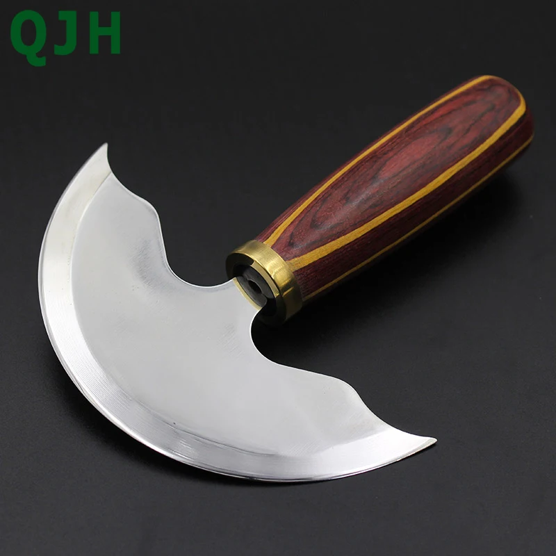 DIY Handmade Senior Leather Cut Tools Professional Leather Knife Ultra Sharp Round Head Craft Skiving Cutting Tools