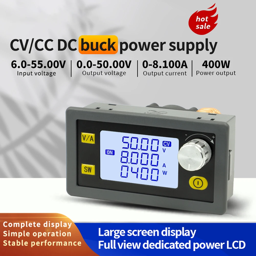 CNC 조정 가능한 DC 전압 조정기, 조정 가능한 조정 전원 공급 장치 모듈, DC 6V-55V-0-50V 5A/8A 250W/400W
