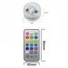 Submersible LED Lights Waterproof RGB Underwater Light For Wedding Tea Light Hot Tub Pond Pool Bathtub Aquarium Party Vase Decor 6
