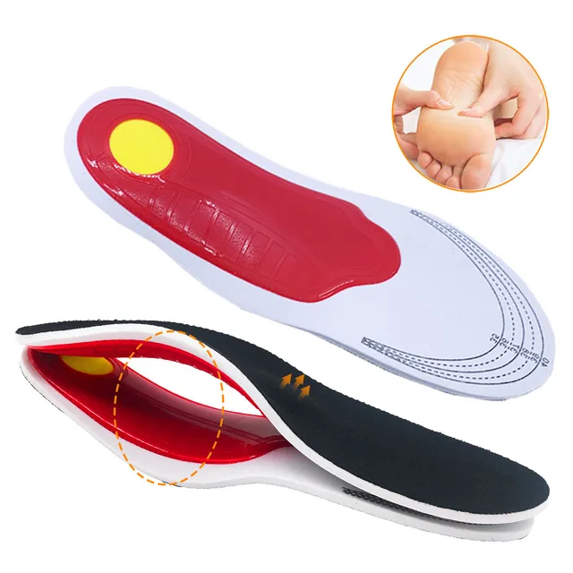 Premium Orthotic High Arch Support Insoles Gel Pad