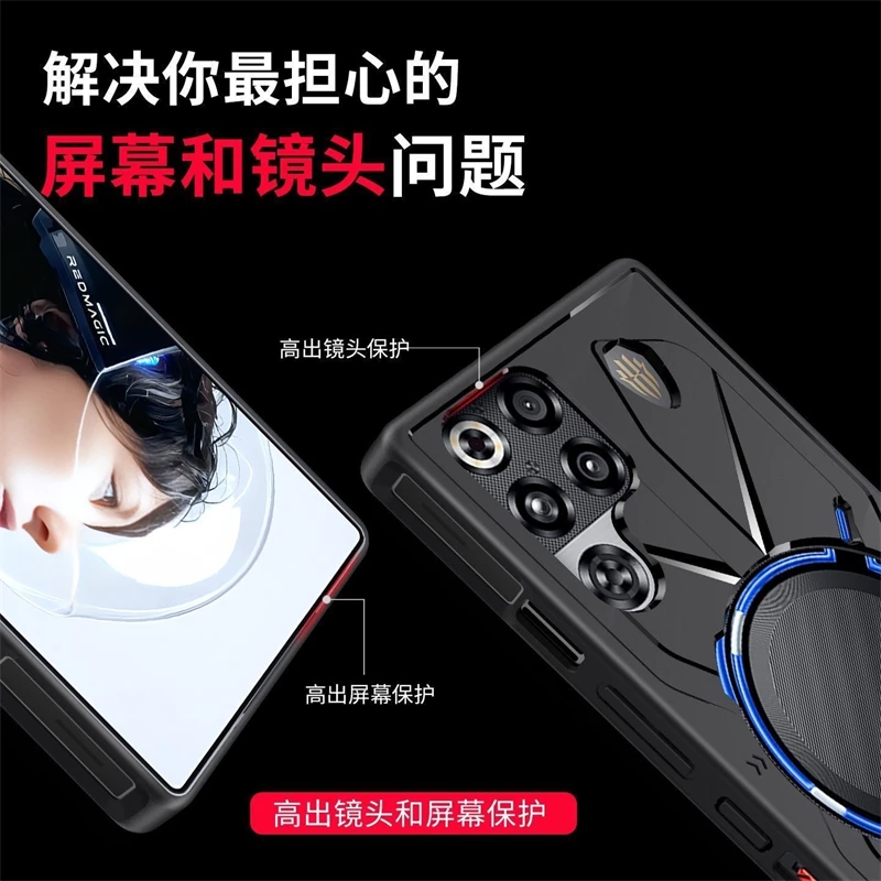 Enhanced Cooling Shockproof Bumper Case – TPU Soft Silicone Back Cover for RedMagic 11 Pro Plus Gaming Phone