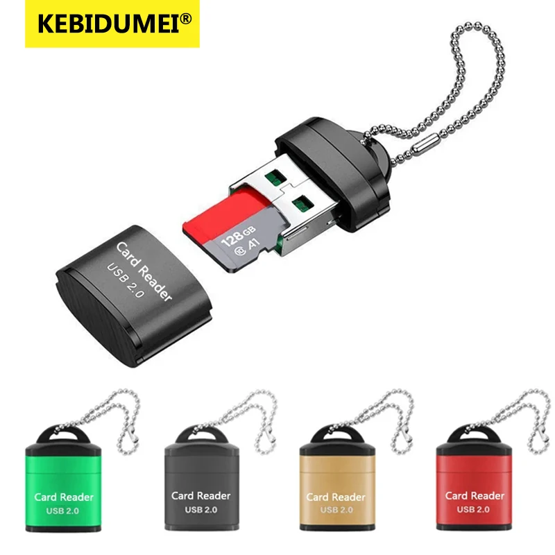 Mini USB Micro USB 2.0 adaptateur haute vitesse lecteur de carte mémoire SD/TF pour ordinateur de bureau ordinateurs portables cartouche accessoires
