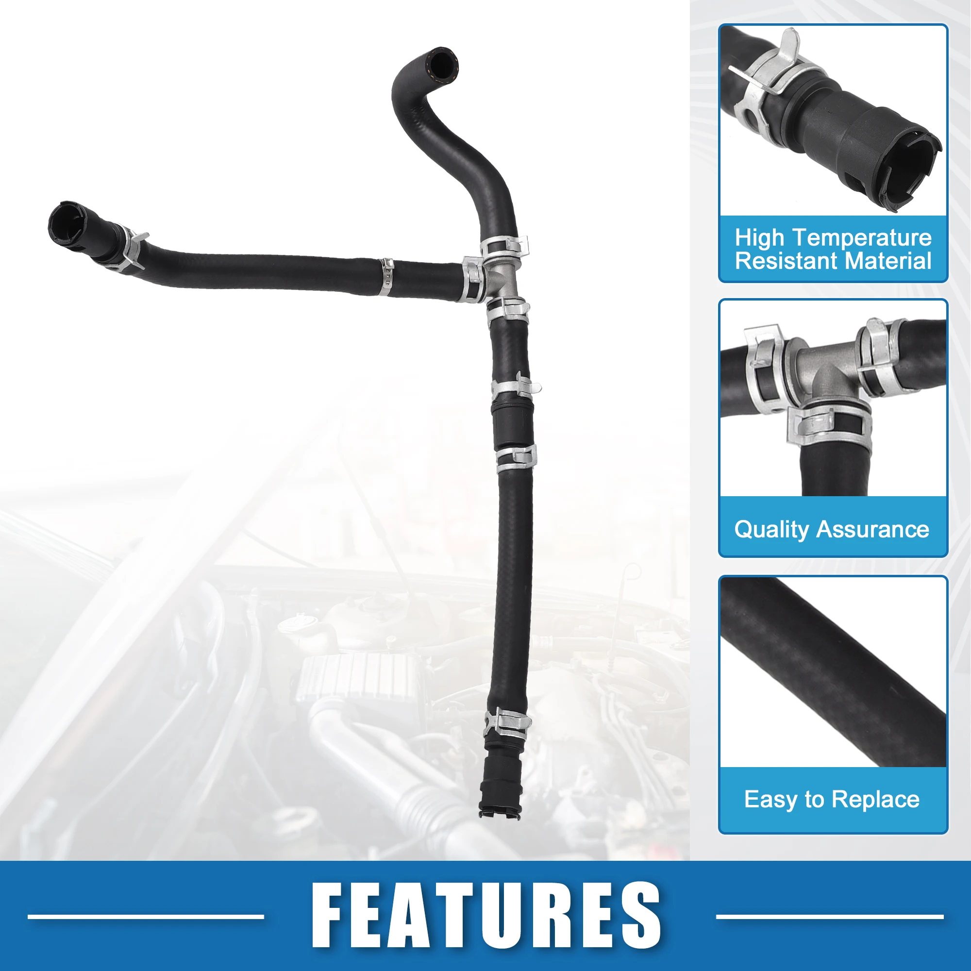 UXCELL Engine Heater Hose Assembly No.8L1Z18472A for Ford