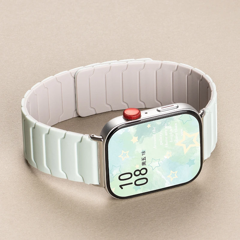 Magnetic Silicone Strap Replacement Wristband Bracelet