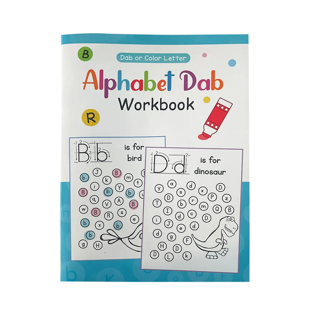 Interactive English Alphabet Activity Workbook for Kids - Fun and Educational Coloring Book