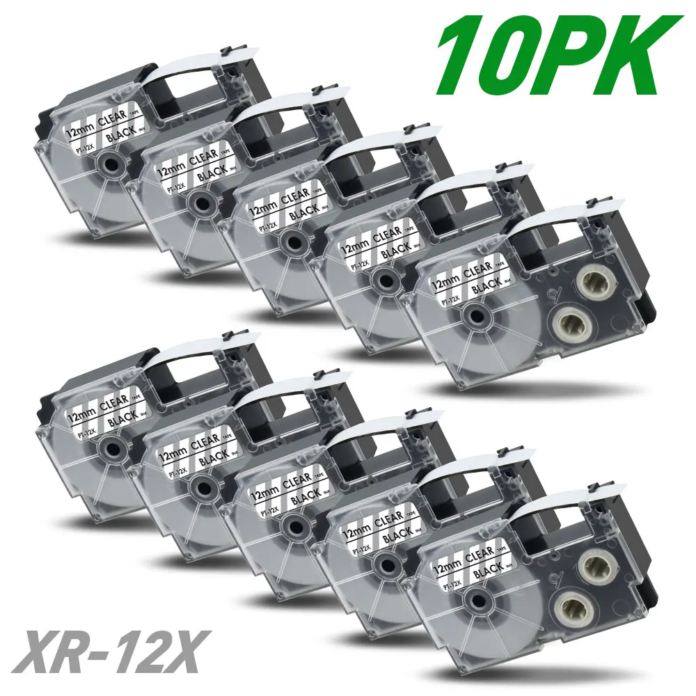 

10 шт., ярлыки для Casio XR12X XR 12X