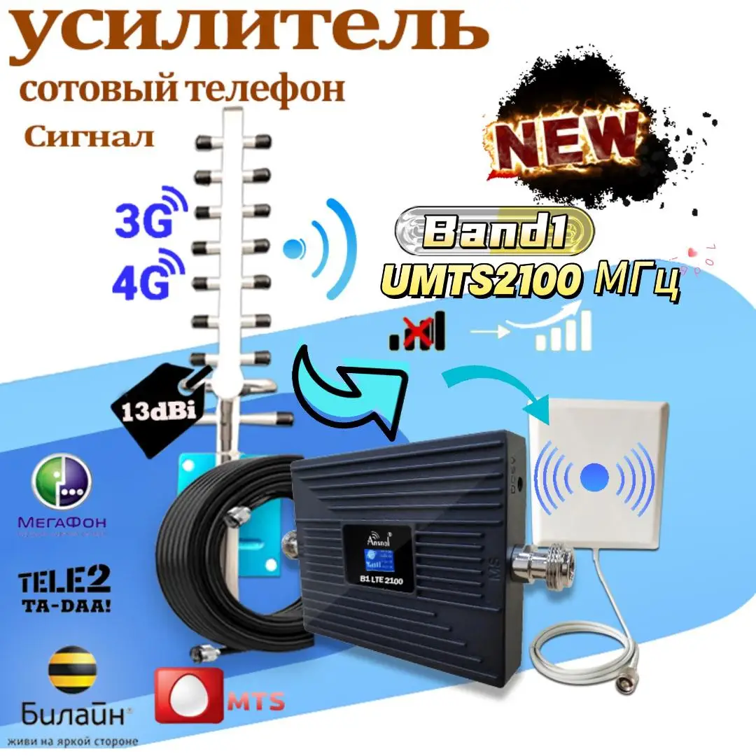 携帯電話信号ブースター、インターネットリピーター、3G、2100MHz、3G 