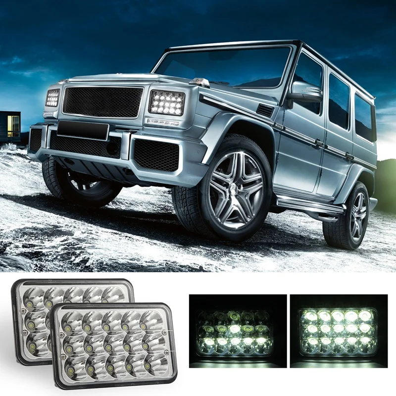 

Квадратная фара для автомобиля, 150 Вт, 5 дюймов, 4x6