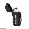 New TYPE-C Rechargeable Double Arc with Light Cigarette Lighter Waterproof Portable Field Outdoor Camping Arc Lighter 6