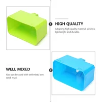 2 Pcs Brick Model Snow Maker Playing with Sand Toy Children Winter Toys Plastic Outdoor Making Mold 2