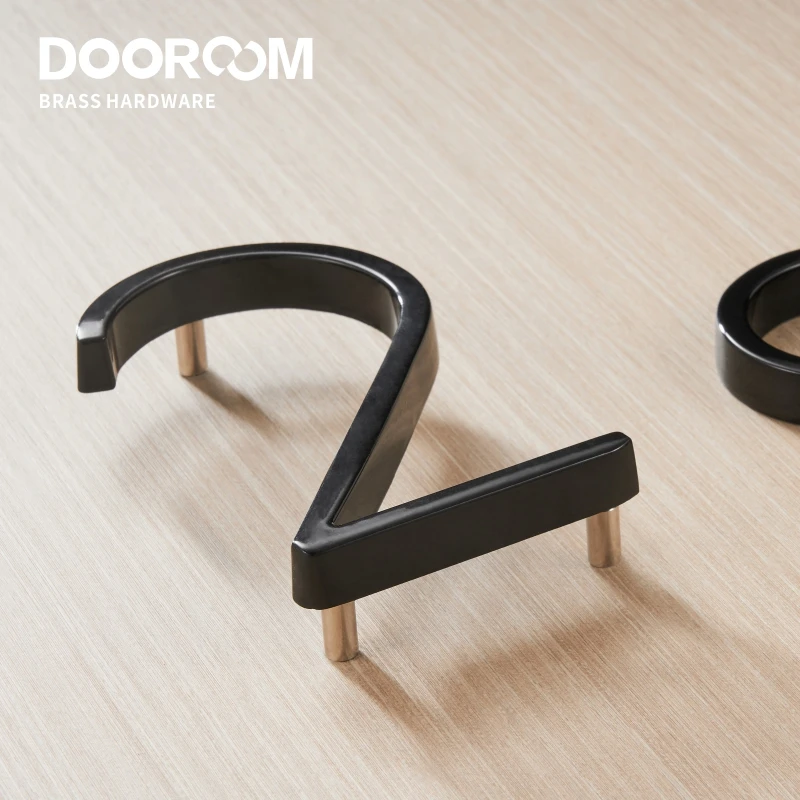 House Number Signs Dooroom Zinc Alloy Digits 0-9 Letters A B C Company Names Door Plate House Number Room Number Hotel Floor Villa Signboard