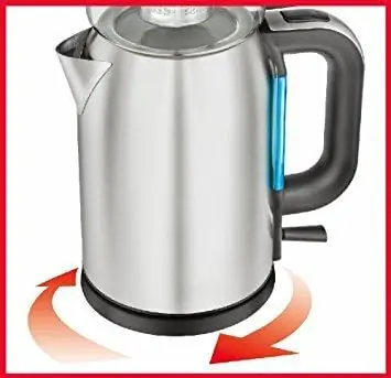 Steel Turkish Tea Maker, Samovar, Electric Kettle, with Boil-Dry Protection 6
