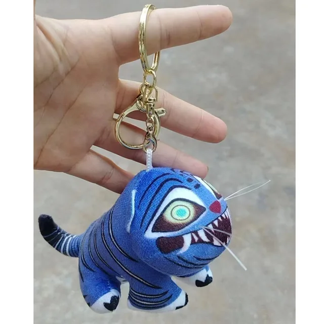 Peluche Tigre Violet Demon Hunters Kpop - Jouet Doux, Rembourrage Coton PP - Cadeau Pour Enfants, Déco Chambre