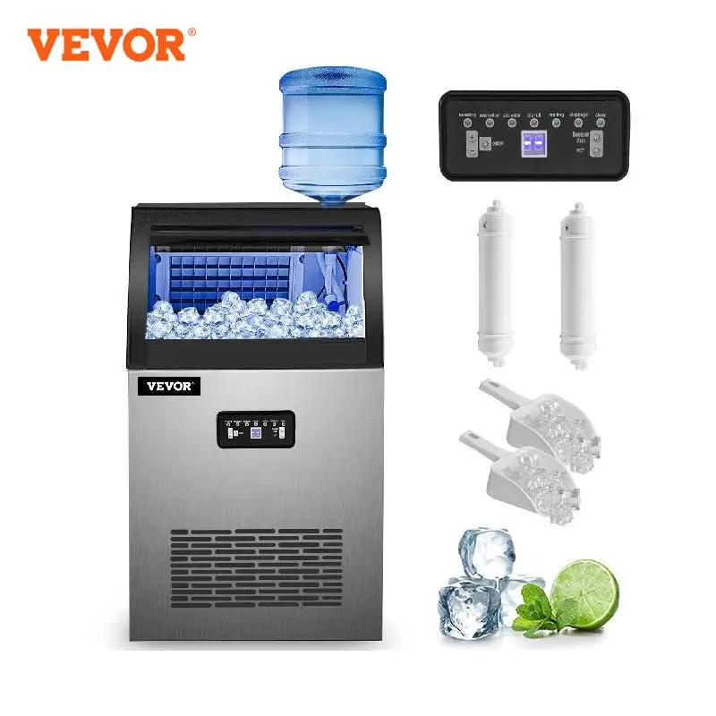 VEVOR VEVOR Commercial Ice Maker Machine 50KG Ice Cube Maker