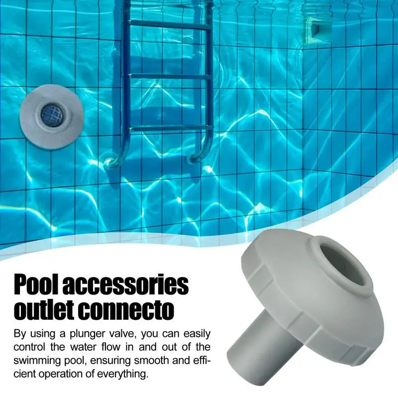 

Pool Strainer Connector Swimming Pool Water Jet Connector Replacement Parts Outlet Strainer Pool & Most Above Ground Pools