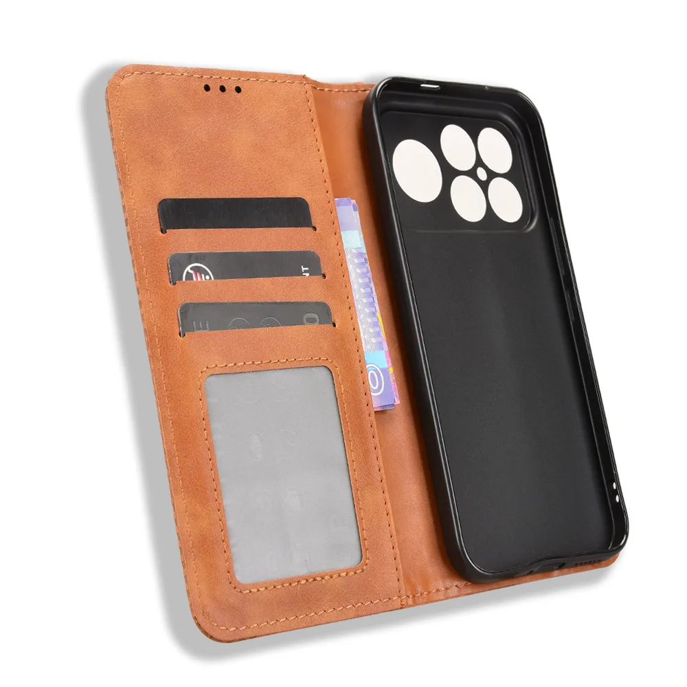 High-Quality PU Leather + TPU Flip Anti-Knock Phone Case