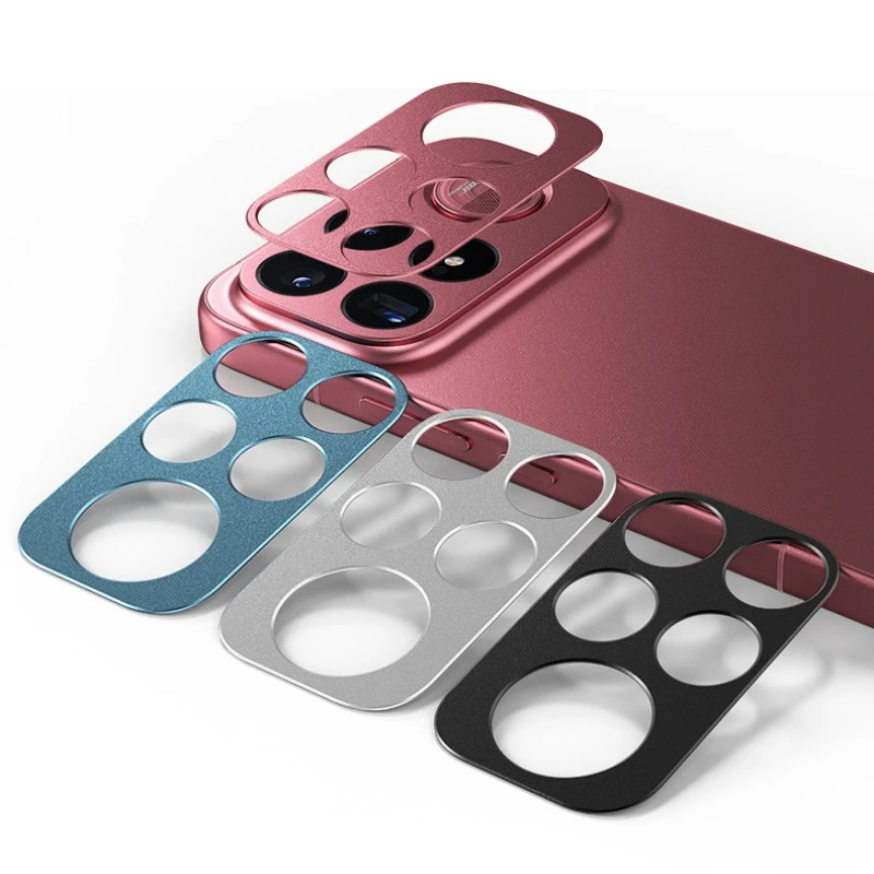 Aluminum Alloy Metal Cover Camera Lens and Screen Protectors with Protective Back Film