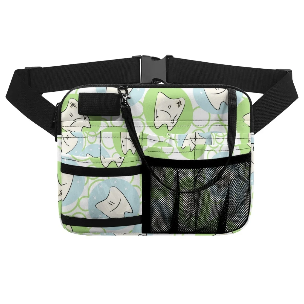 New Fashion Colorful Teeth Dental Waist Bag For Women Medical Nurse Fanny Pack  for Stethoscopes Bandage Scissor Belt Pouch Gift