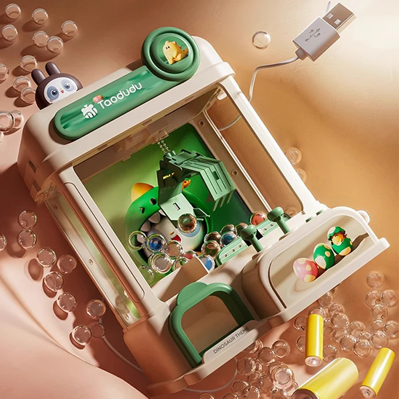 DIY Doll Machine Kids Coin Operated Play Game Mini Claw Catch Toy Crane Machines Music Doll Children Xmas Birthday Gifts 인형뽑기 4