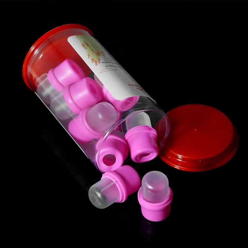 10Pcs Wearable Nail Soaker Caps for DIY Nail Art