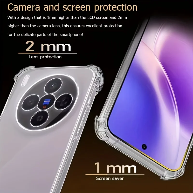 Crystal Clear Silicone Back Cover - Transparent Protective Case